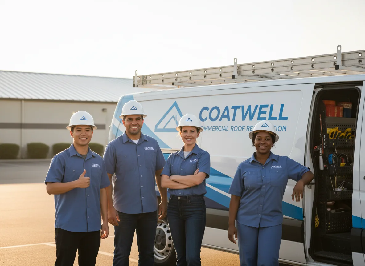 Commercial roof coating company in Rains, SC